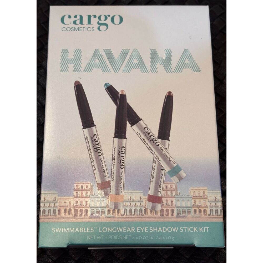 Cargo Cosmetics - NWTIB - Havana Swimmables Long Wear Eye Shadow Stick Kit.